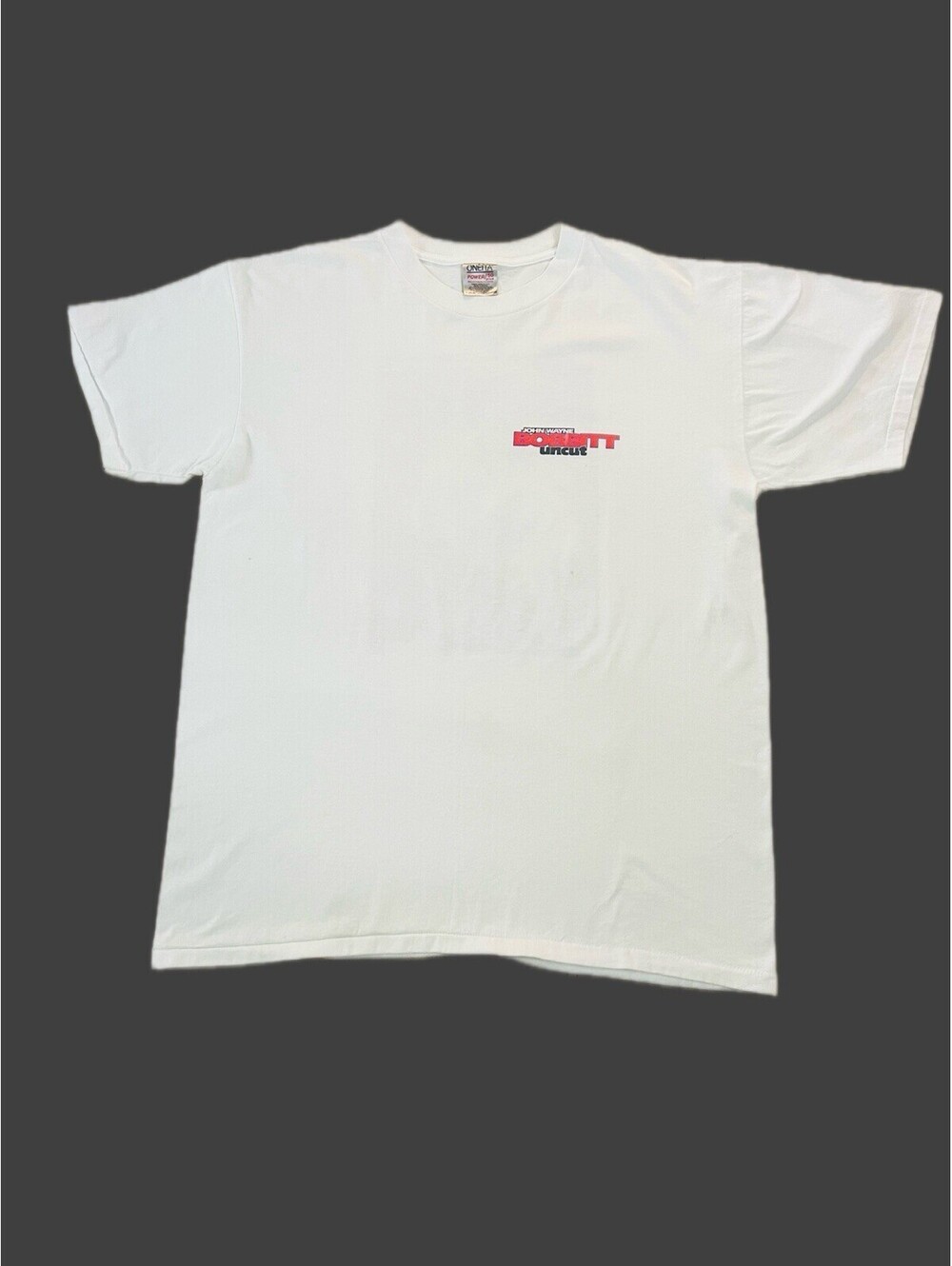 Rare 1994 John Wayne Bobbitt Uncut Adult Film Movie Promo T-Shirt Vintage SS DS